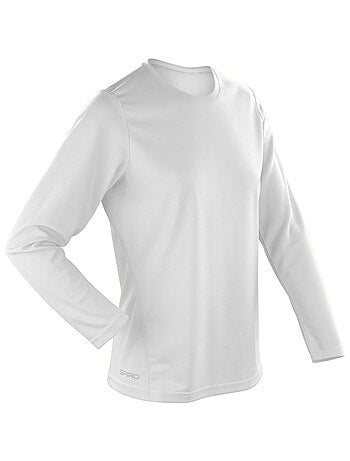 Spiro- Camiseta de deporte de manga larga y secado rápido para chica/mujer