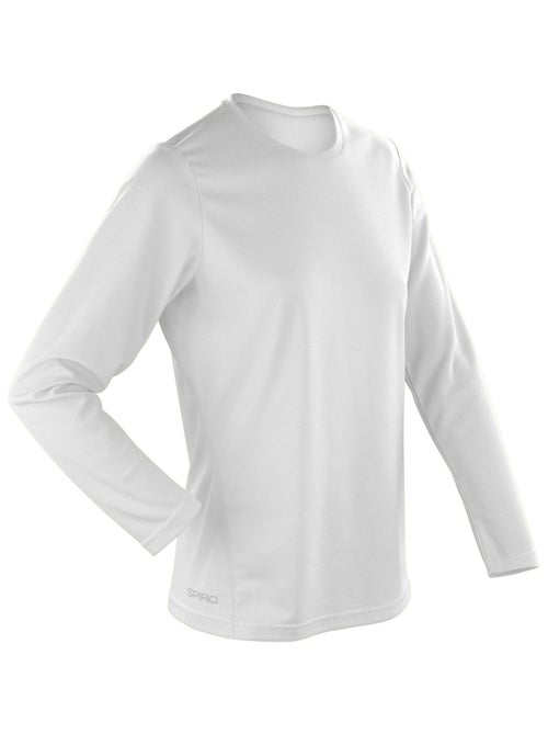 Camiseta de deporte de manga larga y secado rápido para chica/mujer - spiro - Kiabi Camiseta de deporte de manga larga y secado rápido para chica/mujer - spiro - Kiabi