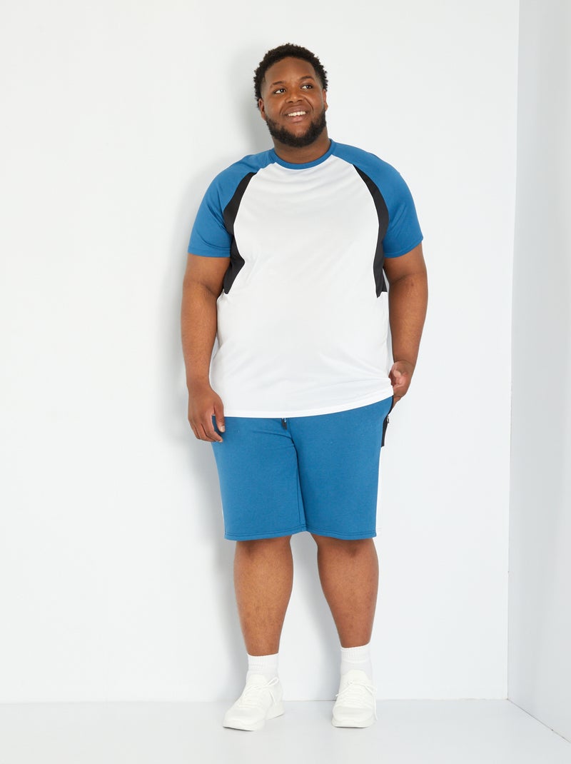 Camiseta de deporte de microfibra Blanco - Kiabi