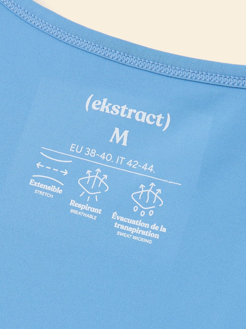 Camiseta de deporte fluida - (ekstract) Azul - Kiabi
