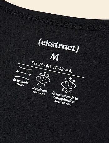 Camiseta de deporte fluida - (ekstract)
