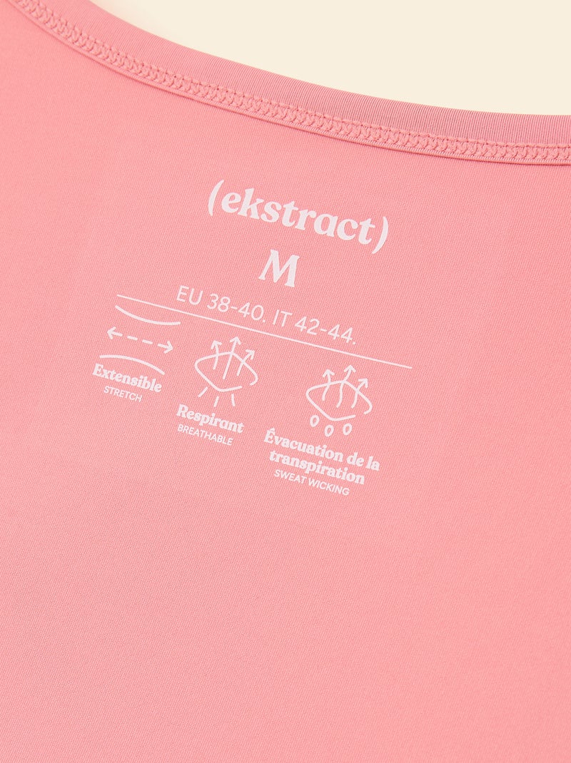 Camiseta de deporte fluida - (ekstract) Rosa - Kiabi