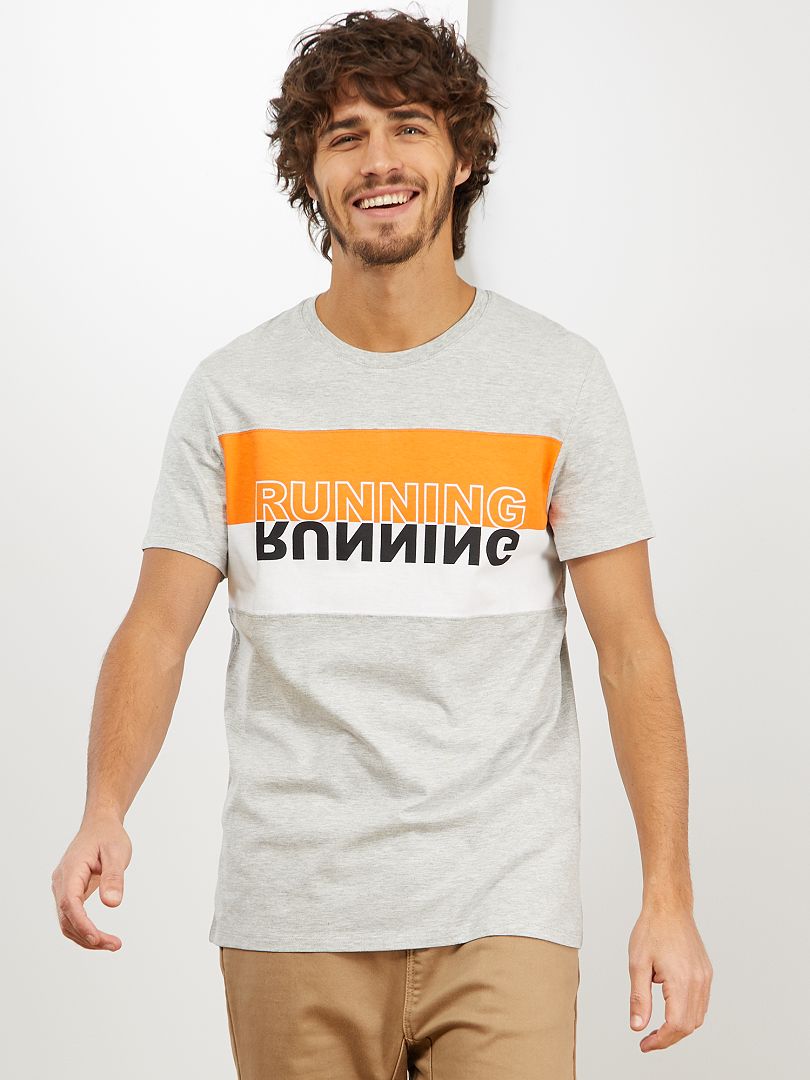 Camiseta de deporte GRIS - Kiabi