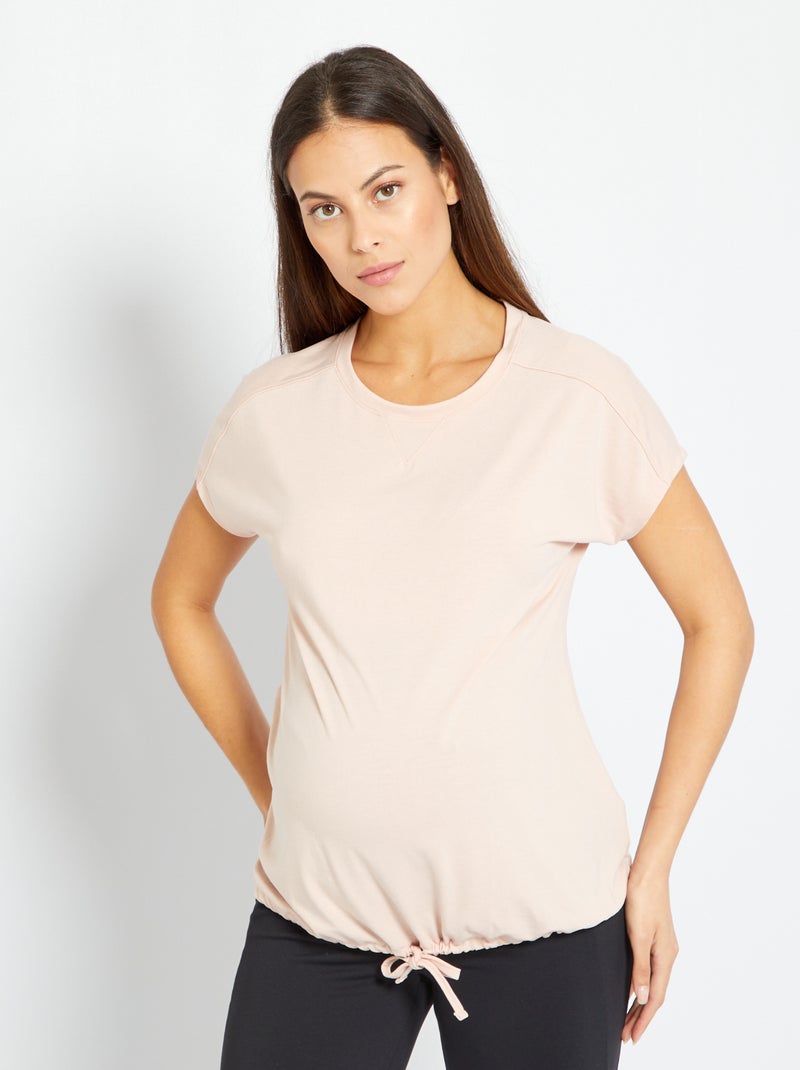 Camiseta de deporte premamá ROSA - Kiabi