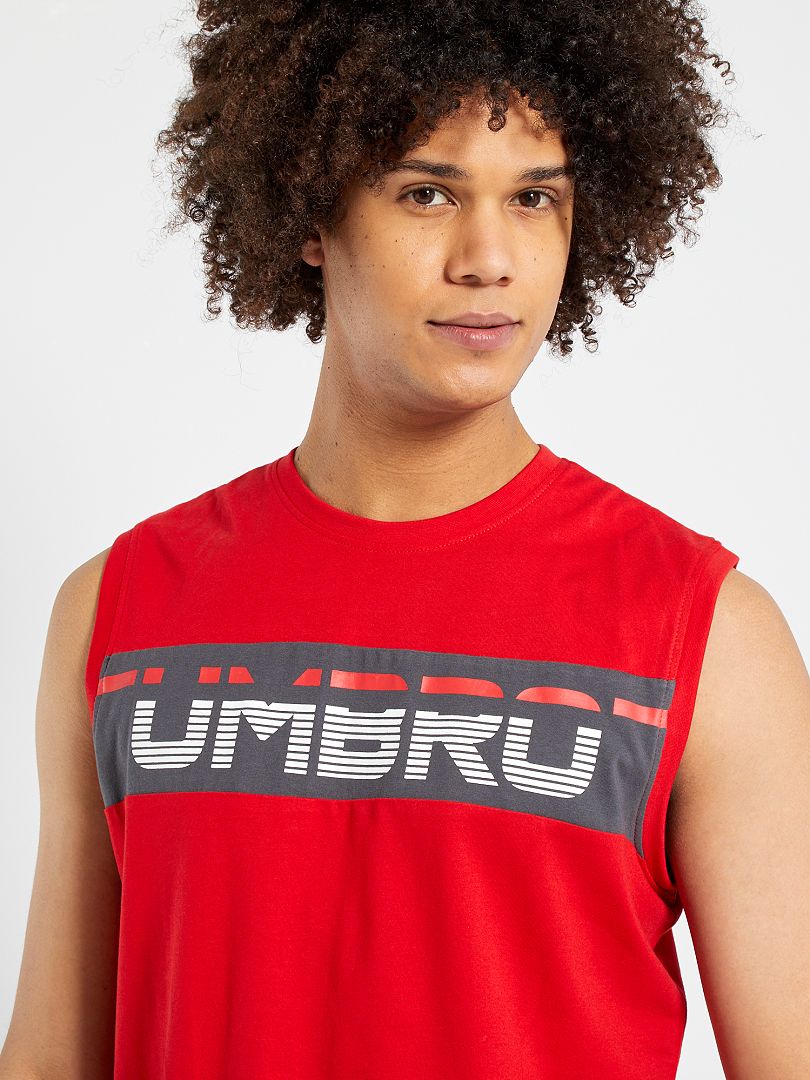 Camiseta de deporte sin mangas 'Umbro' ROJO - Kiabi
