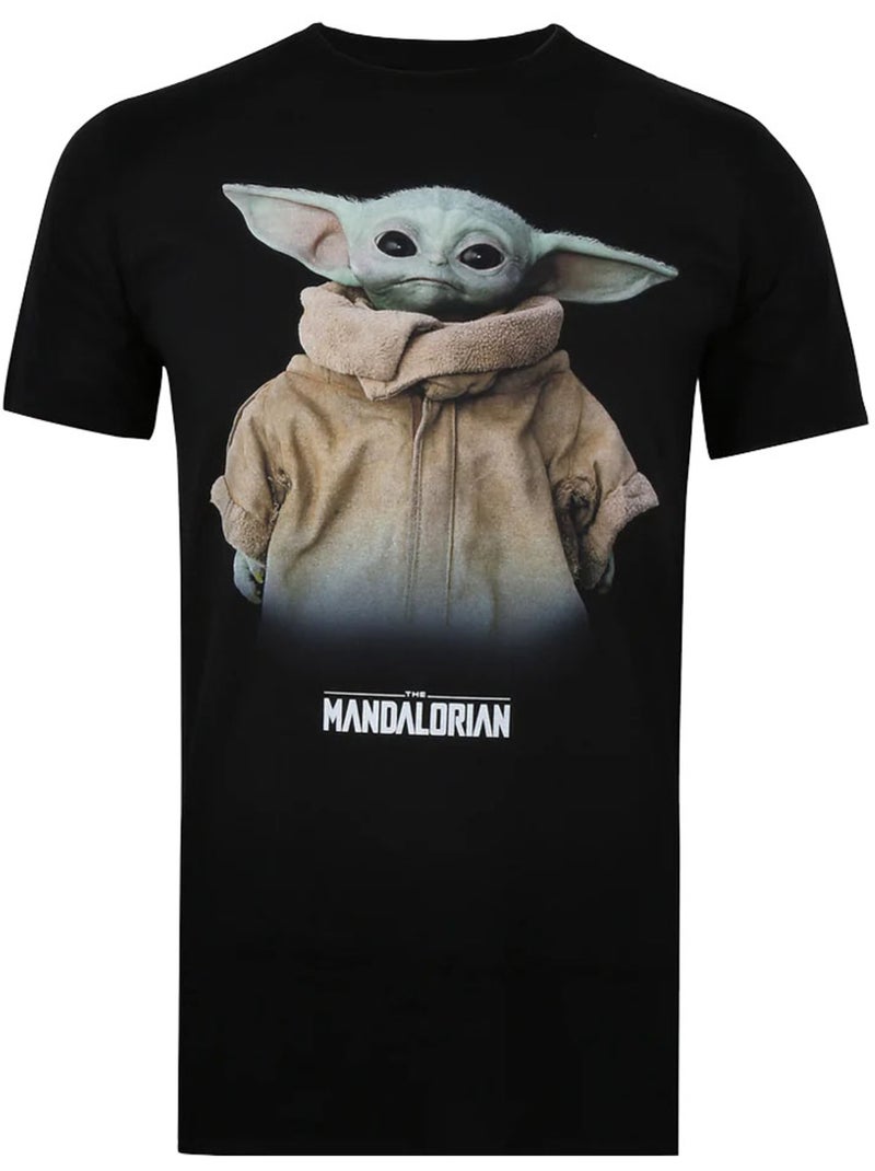 Camiseta de el niño de algodón para hombre - star wars: the mandalorian Negro - Kiabi