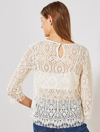 Camiseta de encaje - Kiabi