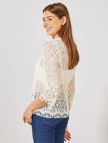 Camiseta de encaje - Kiabi