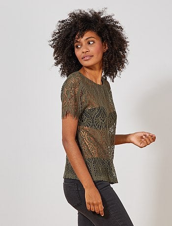 Camiseta de encaje - Kiabi