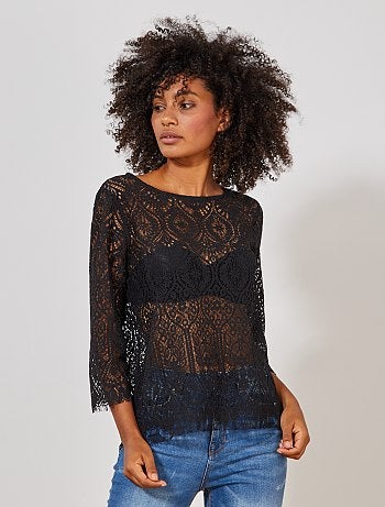 Camiseta de encaje - Kiabi