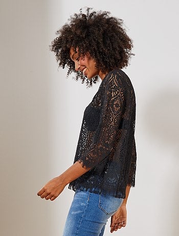 Camiseta de encaje - Kiabi