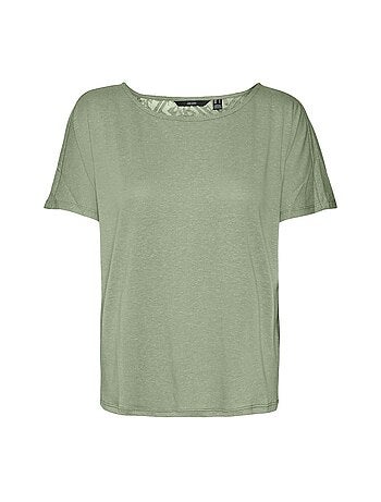 Camiseta de Encaje para Mujer Vero Moda