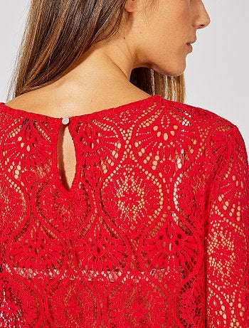 Camiseta de encaje - Kiabi