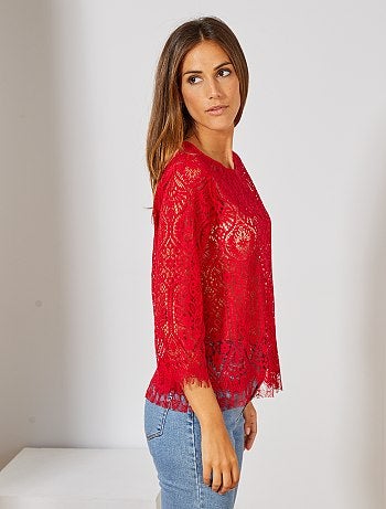 Camiseta de encaje - Kiabi