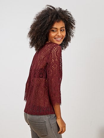 Camiseta de encaje - Kiabi