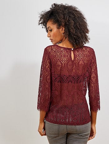 Camiseta de encaje - Kiabi