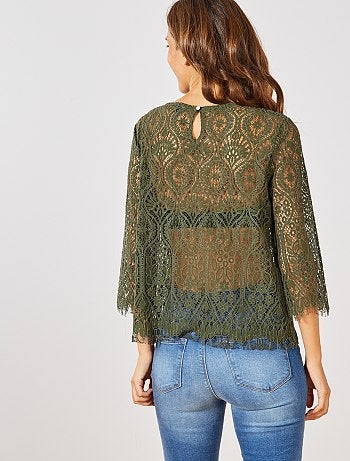 Camiseta de encaje - Kiabi