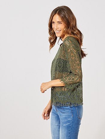 Camiseta de encaje - Kiabi