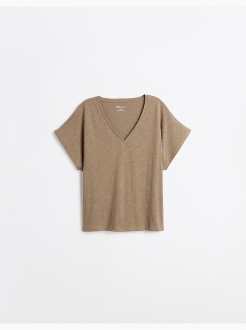 Camiseta de escote en V, MO Fashion - Kiabi