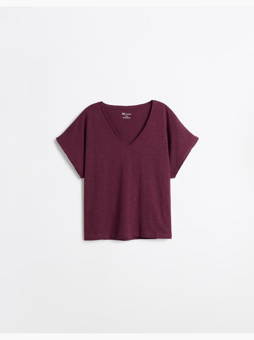 Camiseta de escote en V, MO Fashion - Kiabi