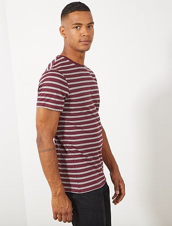 Hombre talla S-XXL - Camiseta de estilo marinero - Kiabi