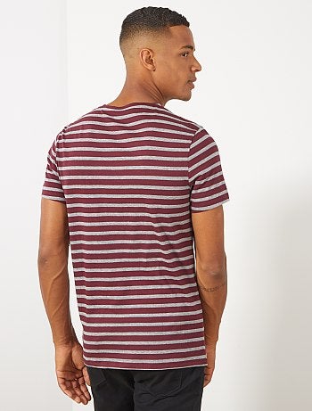 Hombre talla S-XXL - Camiseta de estilo marinero - Kiabi
