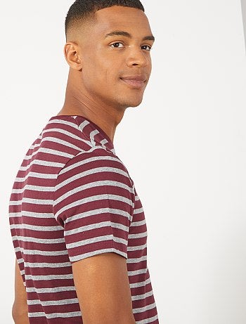 Hombre talla S-XXL - Camiseta de estilo marinero - Kiabi