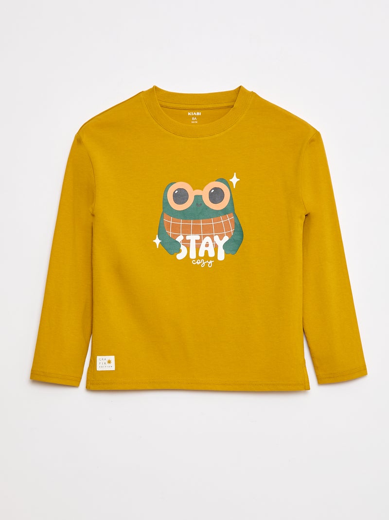 Camiseta de fantasía - Grafik Edition Amarillo - Kiabi