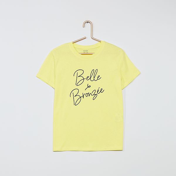 kiabi camiseta blanca niña