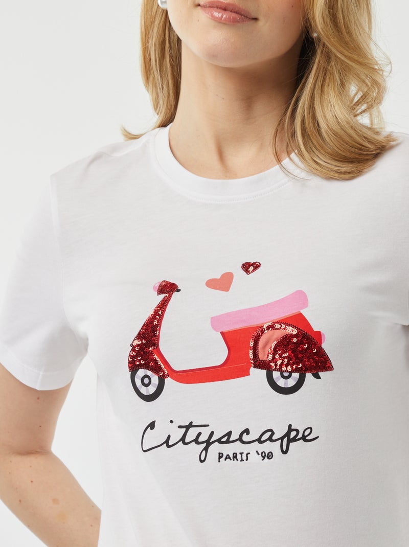 Camiseta de fantasía 'Only maternity' BLANCO - Kiabi