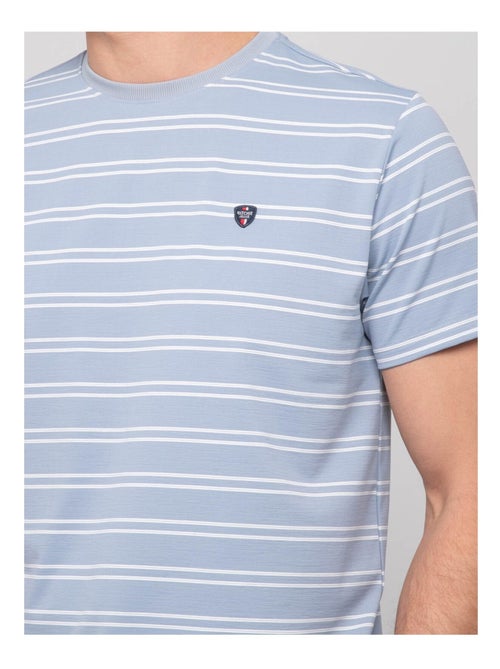Camiseta de finas rayas marineras NERLANDO - Kiabi
