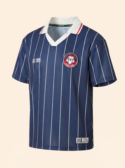Camiseta de fútbol a rayas de manga corta (Ekstract) - Kiabi