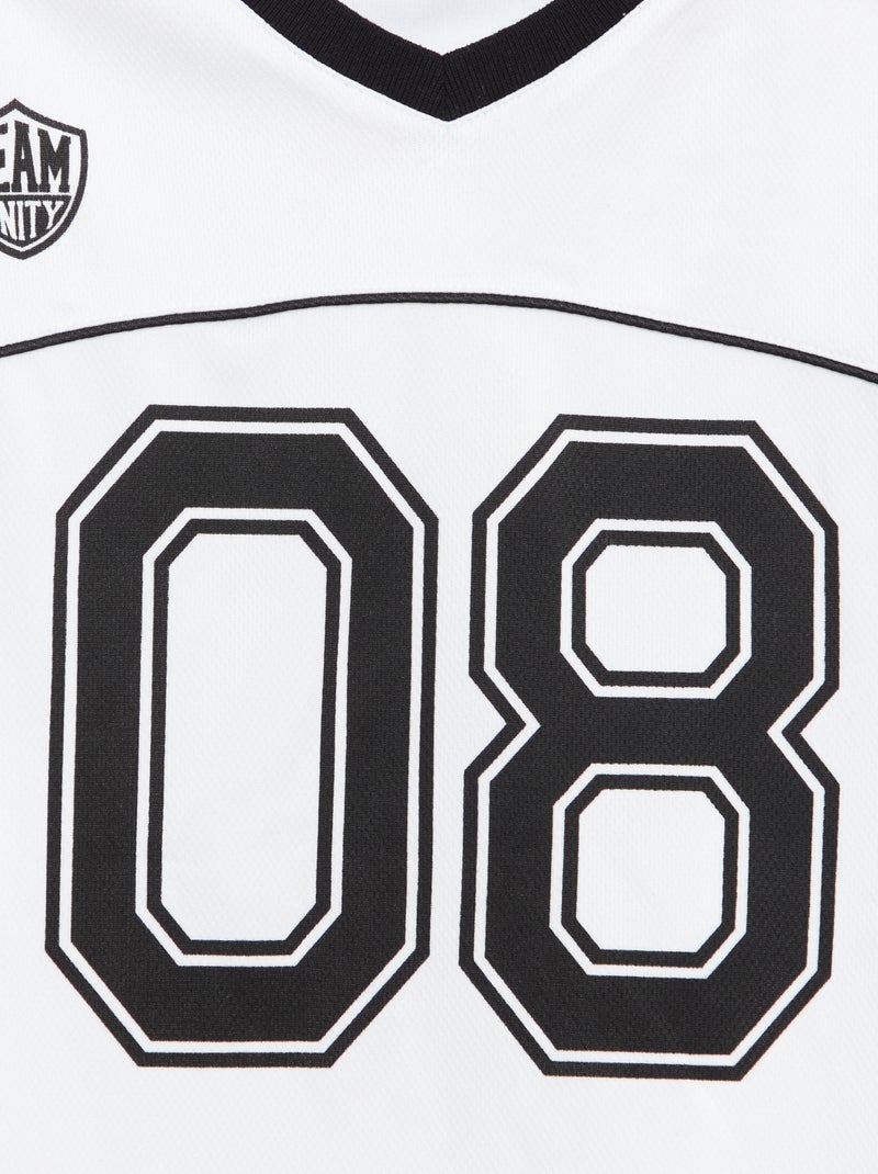 Camiseta de fútbol Blanco - Kiabi