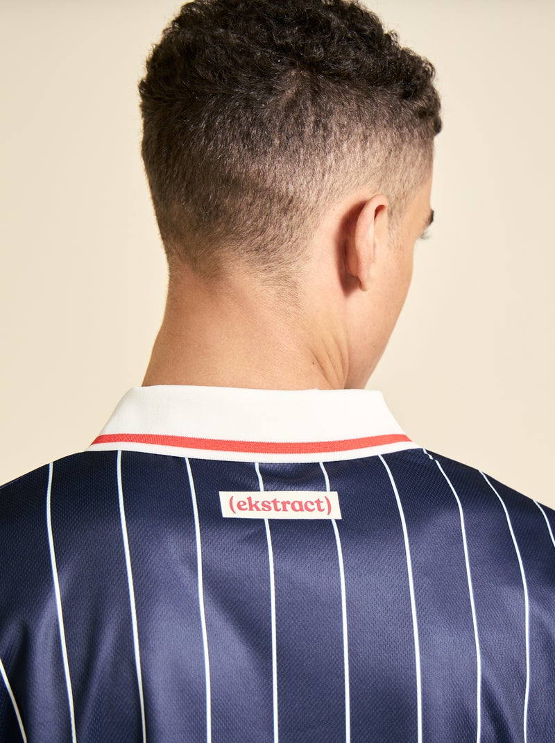 Camiseta de fútbol de manga corta Azul - Kiabi