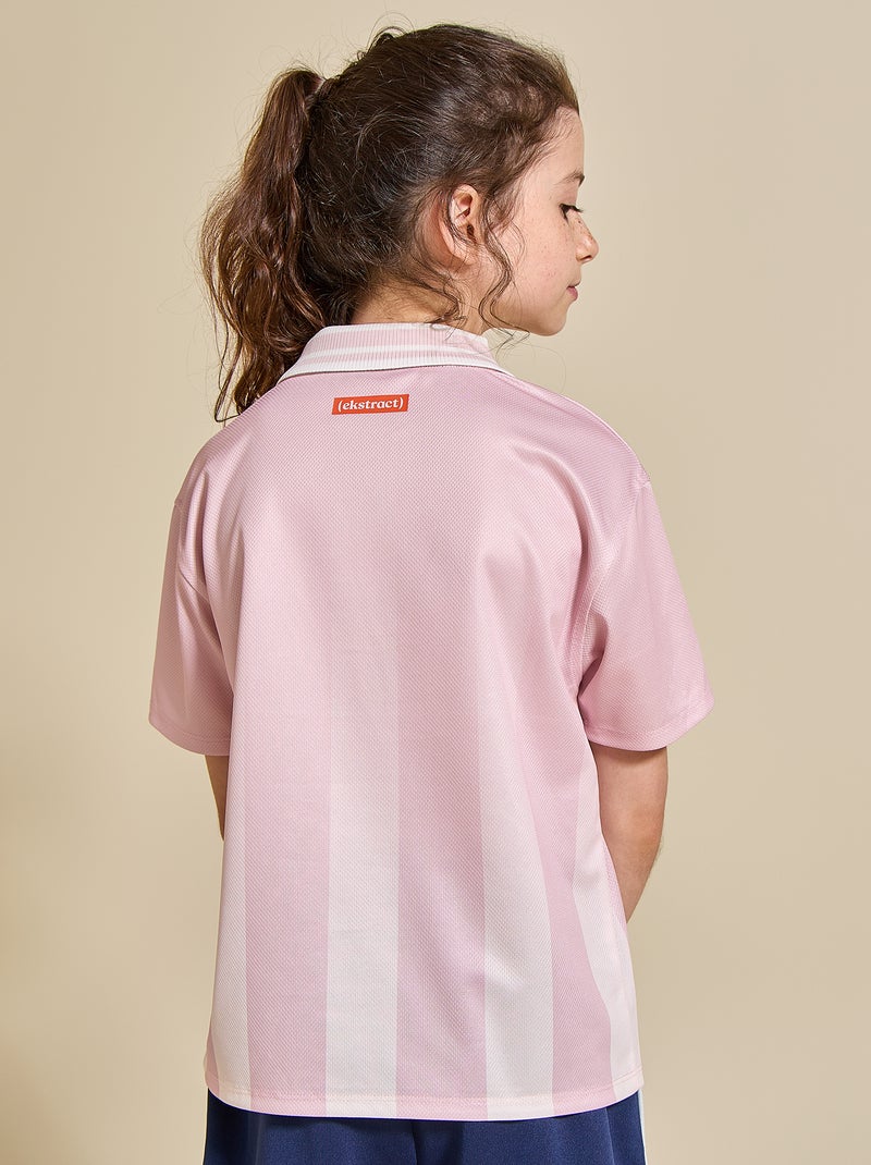 Camiseta de fútbol de manga corta Rosa - Kiabi