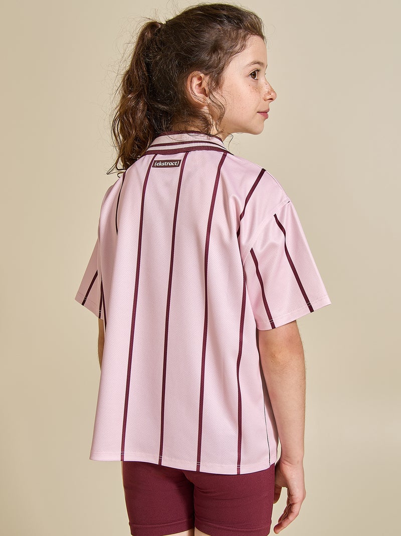Camiseta de fútbol de manga corta Rosa - Kiabi