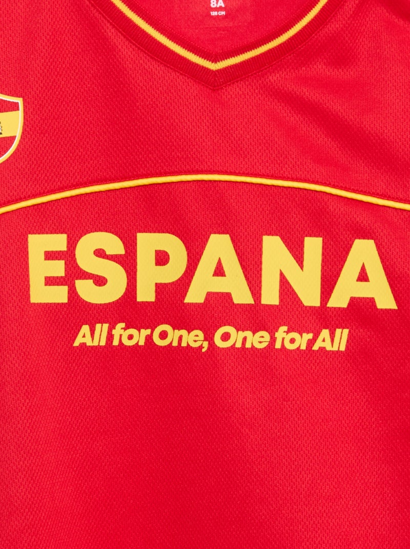 Camiseta de fútbol España Rojo - Kiabi