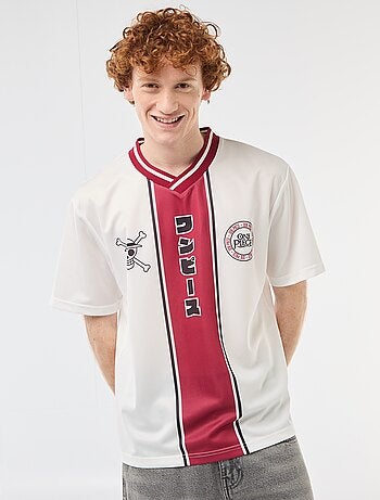 Camiseta de fútbol estampada 'One Piece'