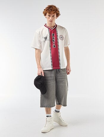 Camiseta de fútbol estampada 'One Piece'