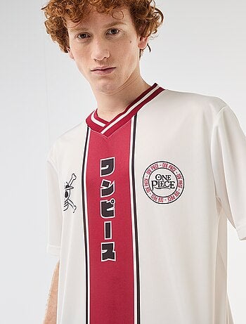 Camiseta de fútbol estampada 'One Piece'