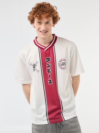 Camiseta de fútbol estampada 'One Piece'