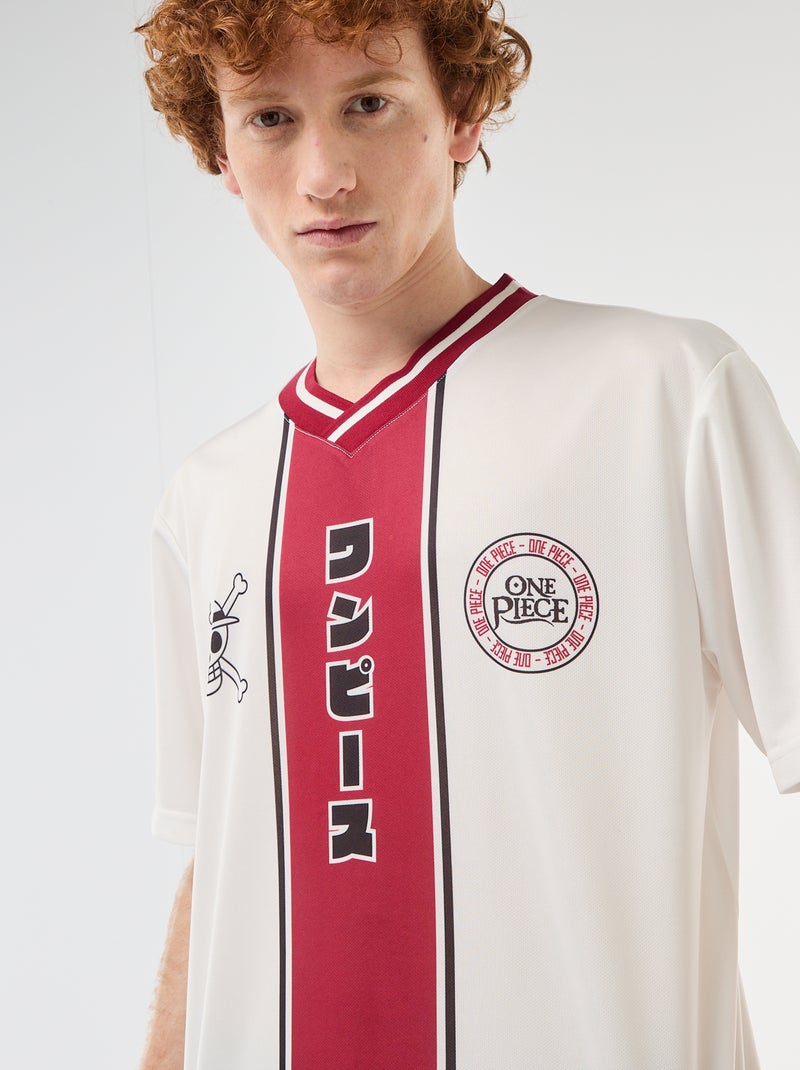 Camiseta de fútbol estampada 'One Piece' Blanco - Kiabi