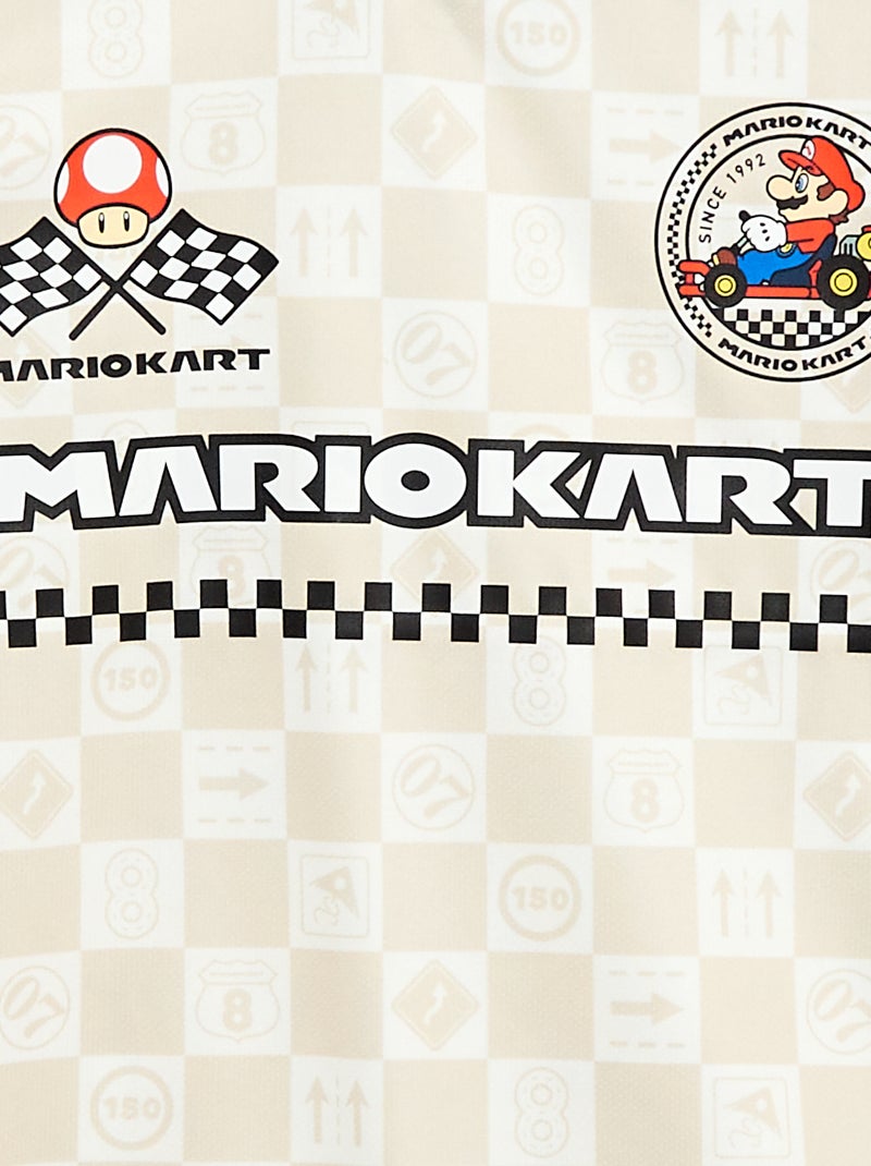 Camiseta de fútbol 'Mario Kart' Blanco - Kiabi