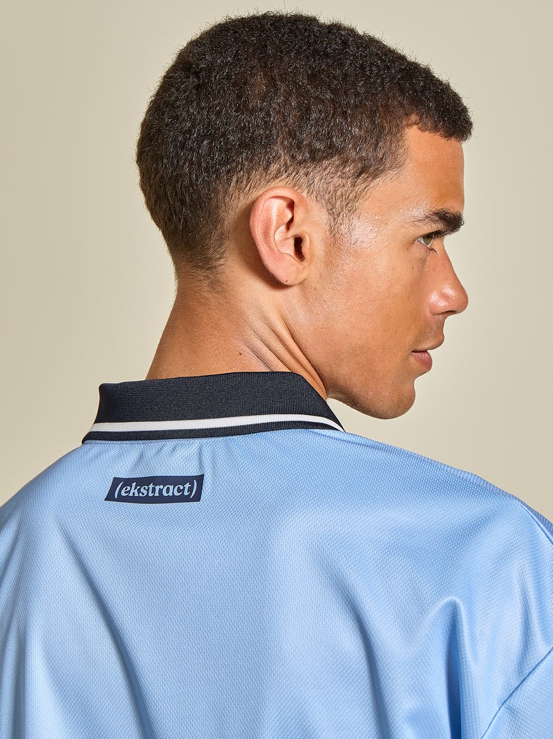 Camiseta de fútbol oversize - (ekstract) Azul - Kiabi