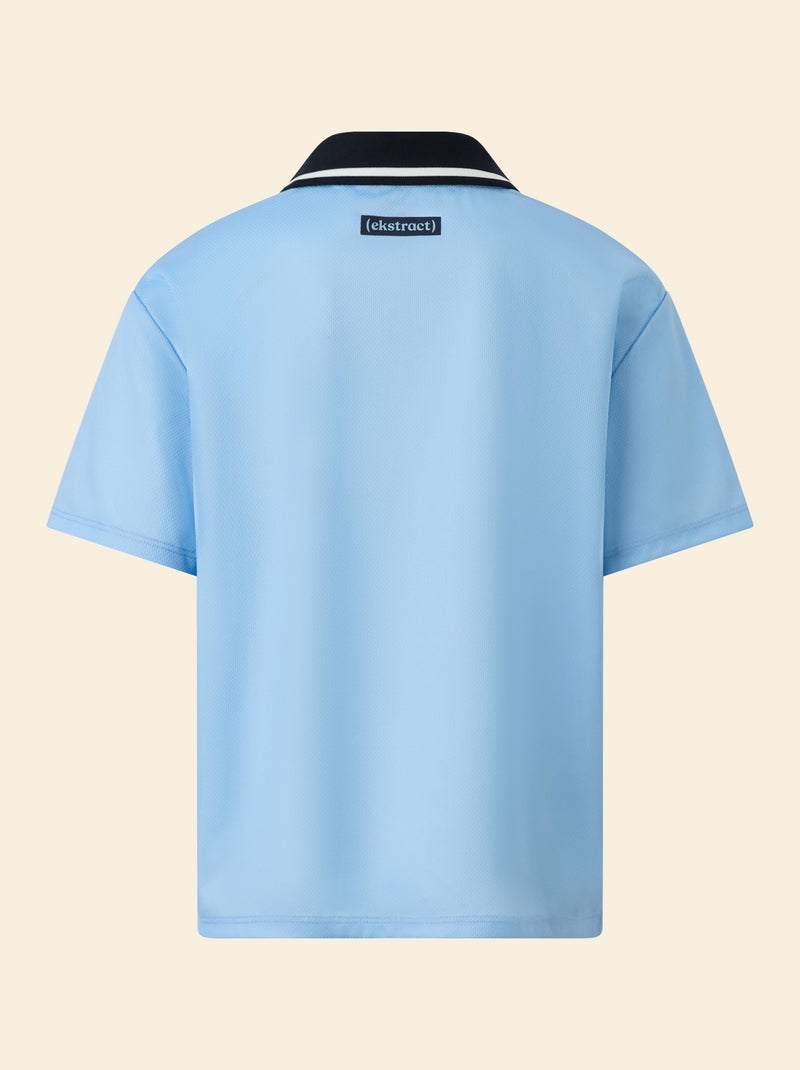 Camiseta de fútbol oversize - (ekstract) Azul - Kiabi