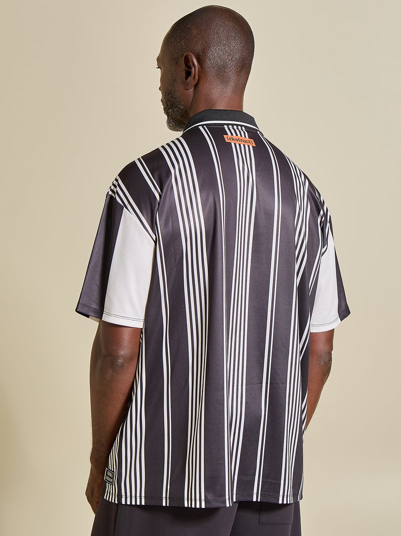 Camiseta de fútbol oversize - (ekstract) Negro - Kiabi