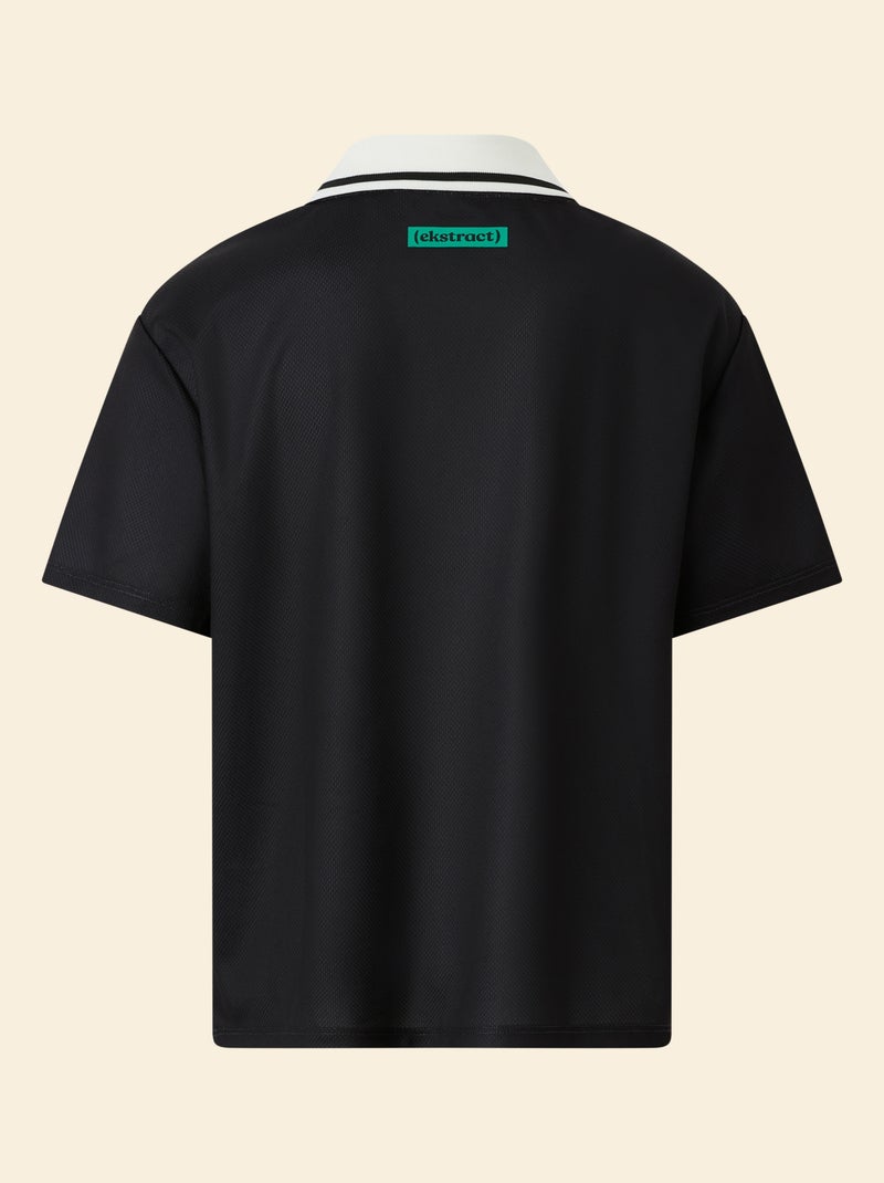 Camiseta de fútbol oversize - (ekstract) Negro - Kiabi