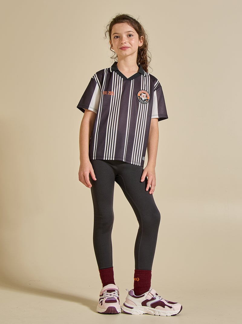 Camiseta de fútbol oversize - (ekstract) Negro - Kiabi