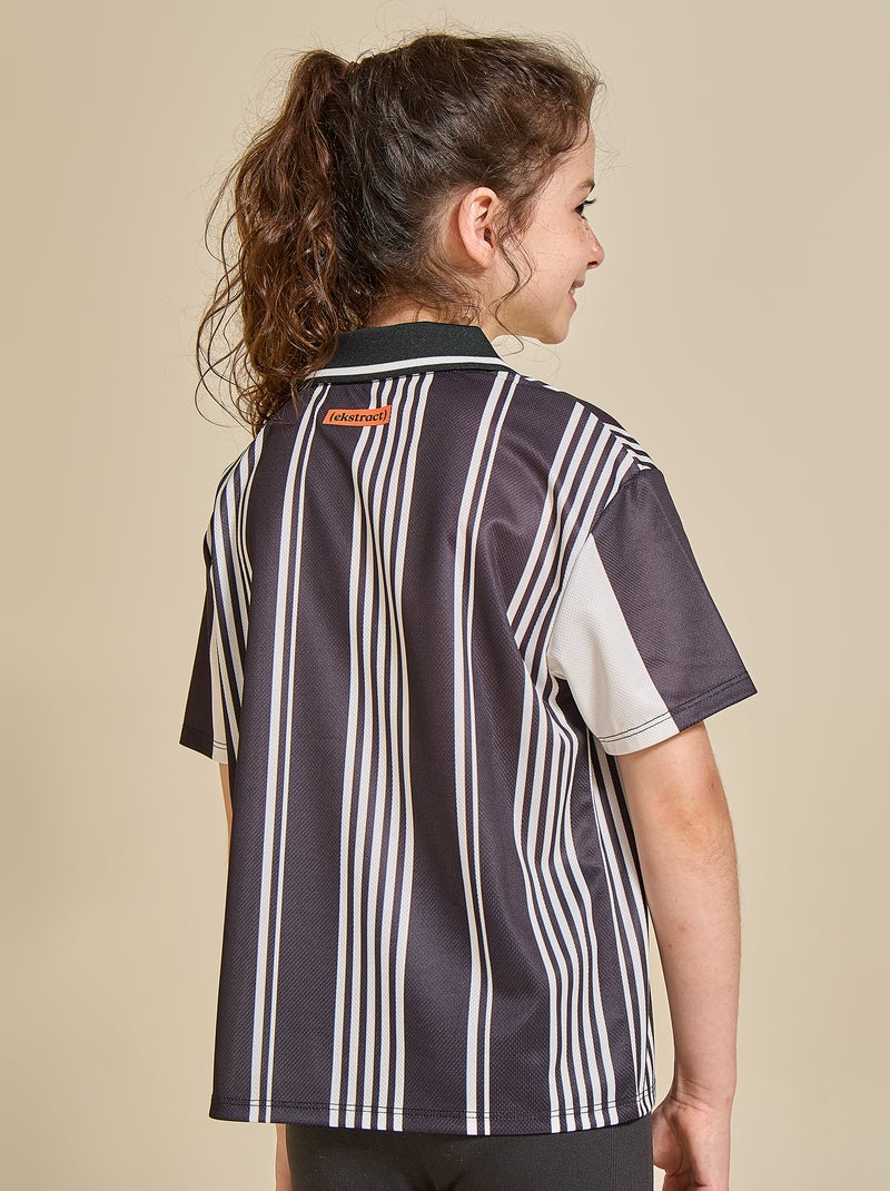 Camiseta de fútbol oversize - (ekstract) Negro - Kiabi