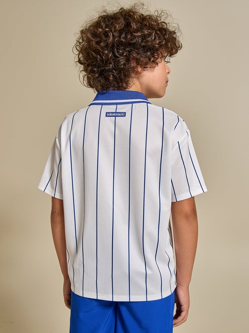 Camiseta de fútbol rayada de manga corta - Kiabi Camiseta de fútbol rayada de manga corta - Kiabi